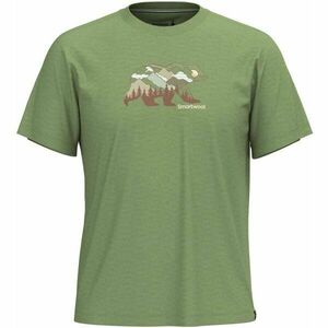 Smartwool BEAR VIEW SHORT SLEEVE GRAPHIC TEE Tricou bărbați, verde, mărime imagine