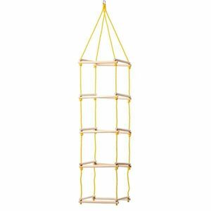 WOODY ROPE LADDER Scară din sfoară, galben, mărime imagine