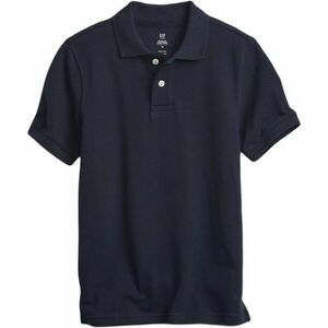 GAP POLO ORGANIC Tricou polo copii, albastru închis, mărime imagine