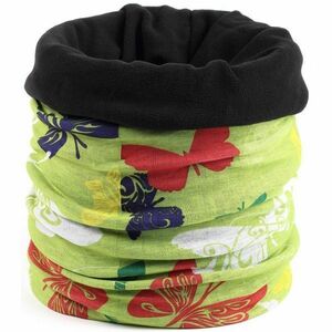 Finmark FULAR MULTIFUNCȚIONAL COPII Fular multifuncțional cu fleece copii, verde deschis, mărime UNI imagine