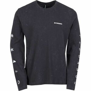 FUNDANGO ESSENTIAL Tricou mânecă lungă bărbați, gri închis, mărime imagine