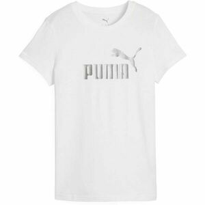 Puma ESSENTIALS METALLIC NO.1 LOGO TEE Tricou pentru femei, alb, mărime imagine
