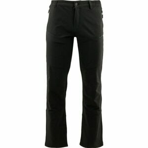 ALPINE PRO MUSAR Pantaloni softshell pentru bărbați, negru, mărime imagine