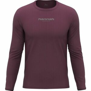 Hannah BINE L/S Tricou cu mânecă lungă pentru bărbați, vișiniu, mărime imagine