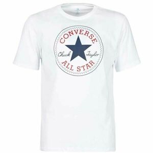 Converse STANDARD FIT CENTER FRONT CHUCK PATCH CORE TEE Tricou bărbați, alb, mărime imagine