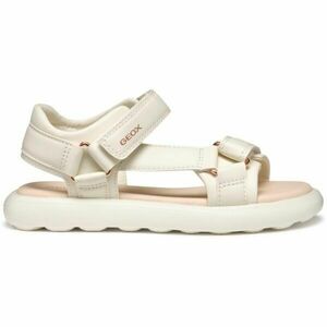 Geox J SANDAL PUFFYPOP C Sandale pentru fete, bej, mărime imagine