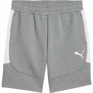 Puma TEAMEVOSTRIPESHORTS Șort pentru bărbați, gri, mărime imagine