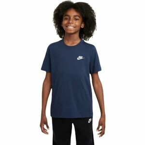 Nike SPORTSWEAR Tricou copii, albastru închis, mărime imagine