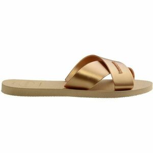 HAVAIANAS AQUA METALLIC Șlapi pentru femei, auriu, mărime 37/38 imagine