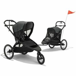 BABY JOGGER PRIX 2v1 (RIDE & CYKLO) Cărucior / Remorcă de cliclism, negru, mărime imagine