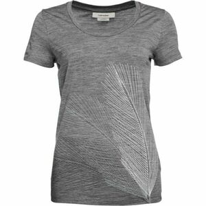 Icebreaker TECH LITE II SS SCOOP TEE HTHR W Tricou funcțional damă, gri, mărime imagine