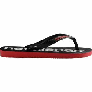 HAVAIANAS TOP LOGO MANIA 2 Șlapi unisex, negru, mărime 43/44 imagine