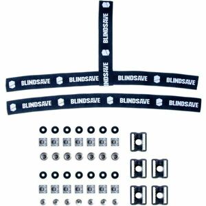 BLINDSAVE ORIGINAL STRAPS & BUCKLES Set de prindere pentru mască, negru, mărime imagine