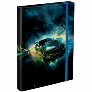 BAAGL ZÁVODNÍ AUTO Dosare pentru caiete școlare A4, negru, mărime imagine