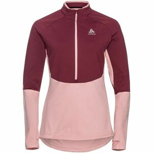 Odlo MIDLAYER 1/2 ZIP SESVENNA SL Hanorac pentru femei, roz, mărime imagine