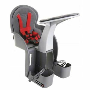WEERIDE SAFE FRONT CLASSIC Scaun frontal copii pentru bicicletă, gri, mărime imagine