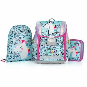 Oxybag TRACTOR Set școlar, turcoaz, mărime imagine