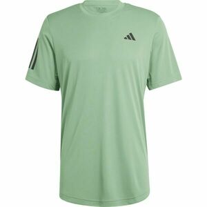adidas CLUB 3-STRIPES TENNIS TEE Tricou sport pentru bărbați, verde, mărime XXL imagine