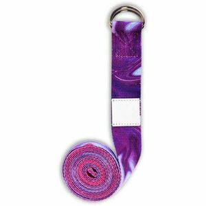 YOGGYS STRETCHING STRAP MANDALAMOTION Bandă elastică yoga, mov, mărime imagine
