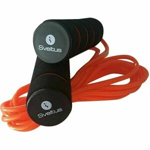 SVELTUS WEIGHTED SKIPPING ROPE Coardă cu greutăți, portocaliu, mărime imagine