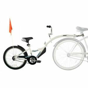 WEERIDE CO-PILOT Bicicletă tandem pentru copii, alb, mărime imagine