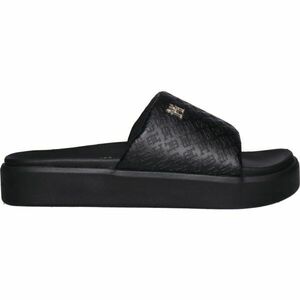 Tommy Hilfiger PLATFORM MONOGRAMPOOLSLIDE Papuci pentru femei, negru, mărime imagine