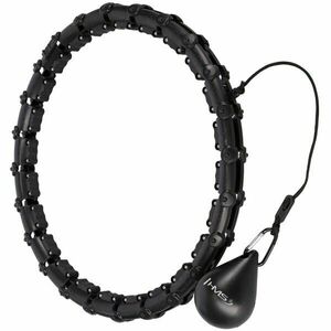 HMS HHW02 Hula hoop de masaj cu greutate, negru, mărime imagine