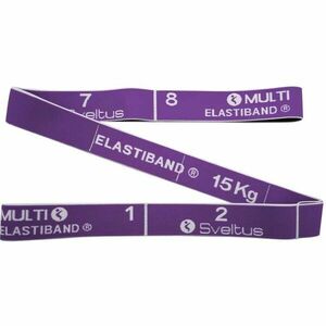 SVELTUS MULTI ELASTIBAND 15 KG Bandă elastică de antrenament, mov, mărime imagine