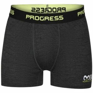 PROGRESS MERINO BOXER Boxeri merino bărbați, negru, mărime XXL imagine