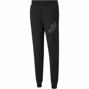 Puma ESS+BIG ROGO SWEAT PANTS FL Pantaloni de trening bărbați, negru, mărime imagine