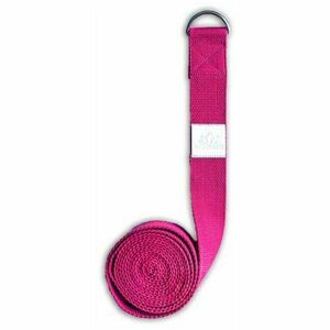 YOGGYS STRETCHING STRAP Bandă elastică yoga, roz, mărime imagine