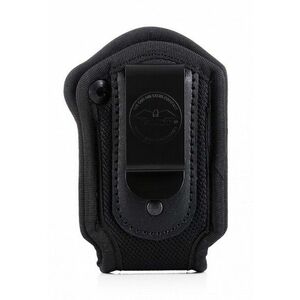 Falco Holster de nailon pentru centură F800 pentru încărcător cu cataramă și șurub de reținere Glock 19, negru stânga imagine