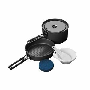 Fire Maple Set compact pentru gătit FEAST 1, negru imagine