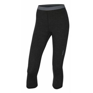 Husky Merino Merino Thermal Underwear Pantaloni 3/4 pentru femei Negru imagine