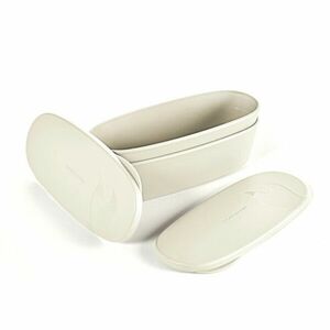 LIGHT MY FIRE Lunchbox SnapBox oval 2pcs, crem imagine