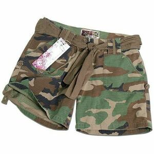Mil-Tec pantaloni scurți de damă, woodland imagine