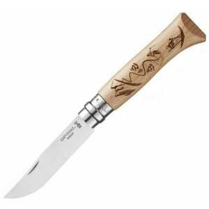 Opinel Cuțit pliabil N°08 Gravură Sport Ski imagine