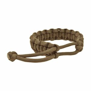 WARAGOD Brățară Paracord cu fermoar reglabil Ilmë, coiot imagine