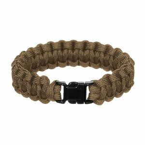 WARAGOD Paracord brățară cu clip de plastic Corna, coiot imagine