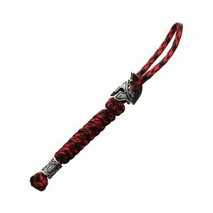 WARAGOD Paracord Spartan keyring Nénar, roșu imagine