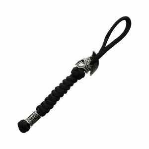 WARAGOD Paracord Spartan keyring Nénar, negru imagine