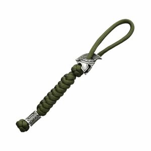 WARAGOD Paracord Spartan keyring Nénar, verde imagine