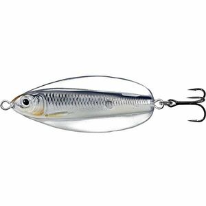Lingurita oscilanta Livetarget Erratic Shiner, culoare Silver-Black, 7cm, 21g imagine