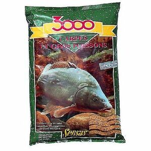 Groundbait Sensas 3000 Carpes ET Gross Poissons, Carp Red, 1Kg imagine