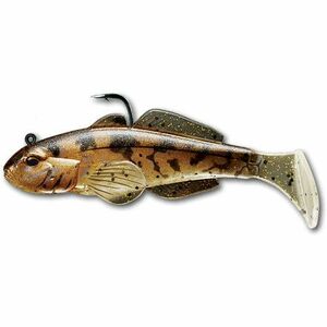 Shad Livetarget Goby Swimbait, culoare Natural-Bronze, 9cm, 21g, 3 Buc/Plic imagine