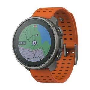 Ceas activity outdoor tracker Suunto VERTICAL Titanium Solar, bratara silicon, Rezistenta la apa, Portocaliu imagine