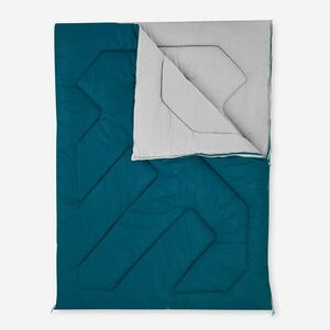 Sac de dormit ARPENAZ 10°C 2 persoane Albastru imagine