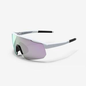 Ochelari Ciclism PERF 500 LIGHT categorie 3 Alb Adulți imagine