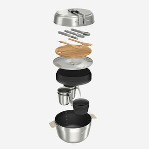Set de gătit 900 camping din inox + antiaderent, 4 persoane, 33 elemente XL imagine