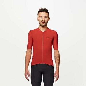 Tricou ciclism pe șosea vară ENDURANCE ULTRA 2 Roșu cărămiziu Bărbați imagine